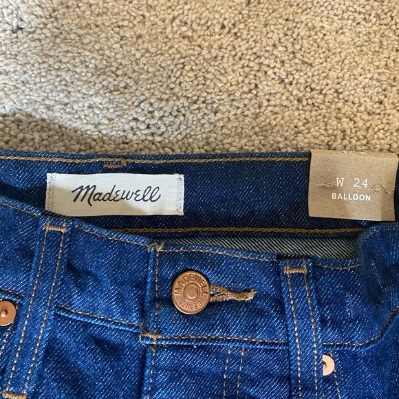 Madewell Balloon Jean SIZE 24 NWT - Picture 4 of 5